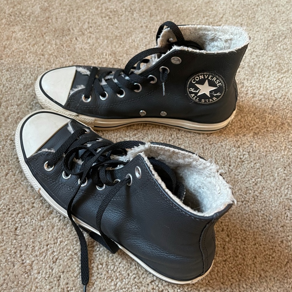 Fur Lined Converse